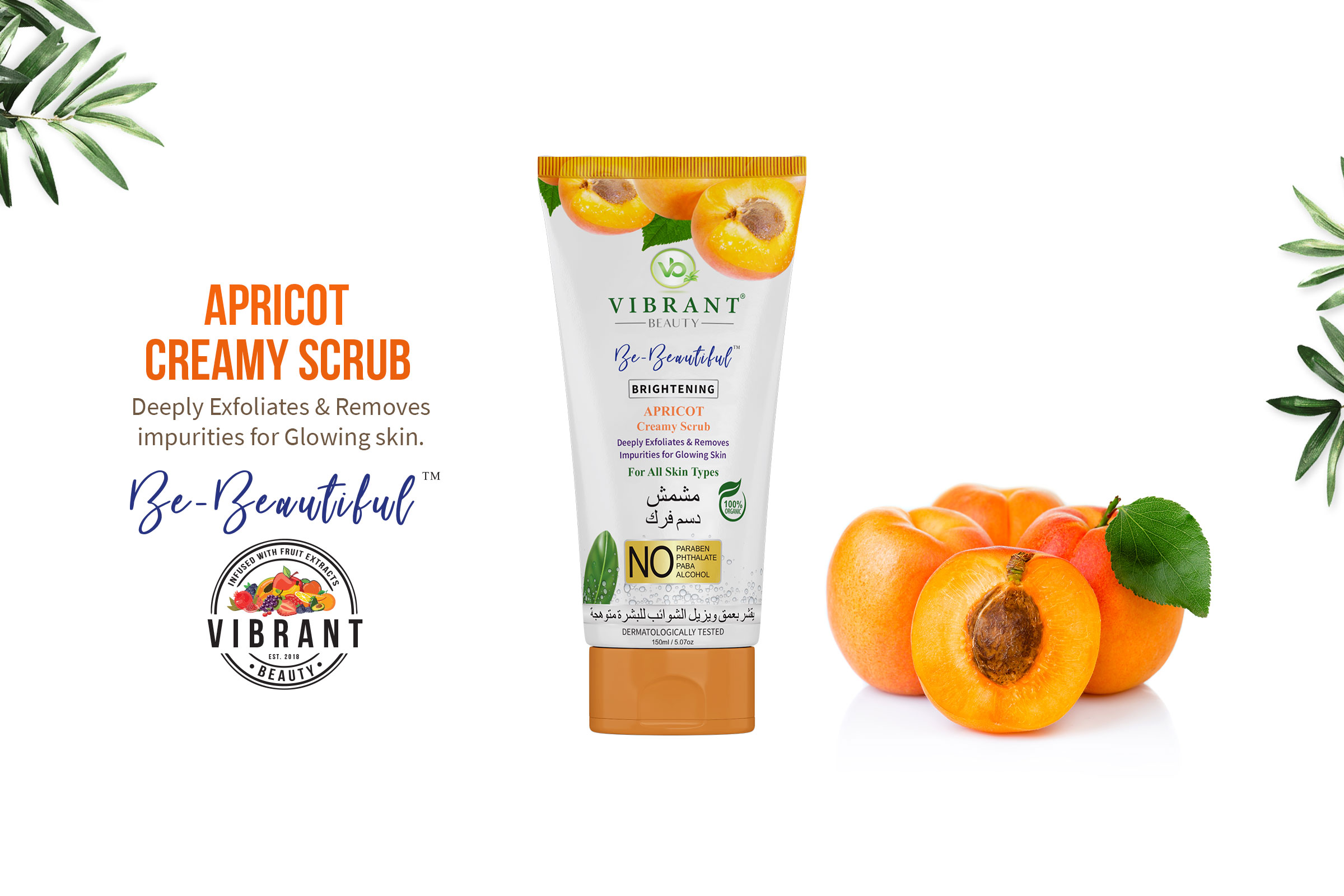 Apricot Creamy Scrub Vibrant Beauty