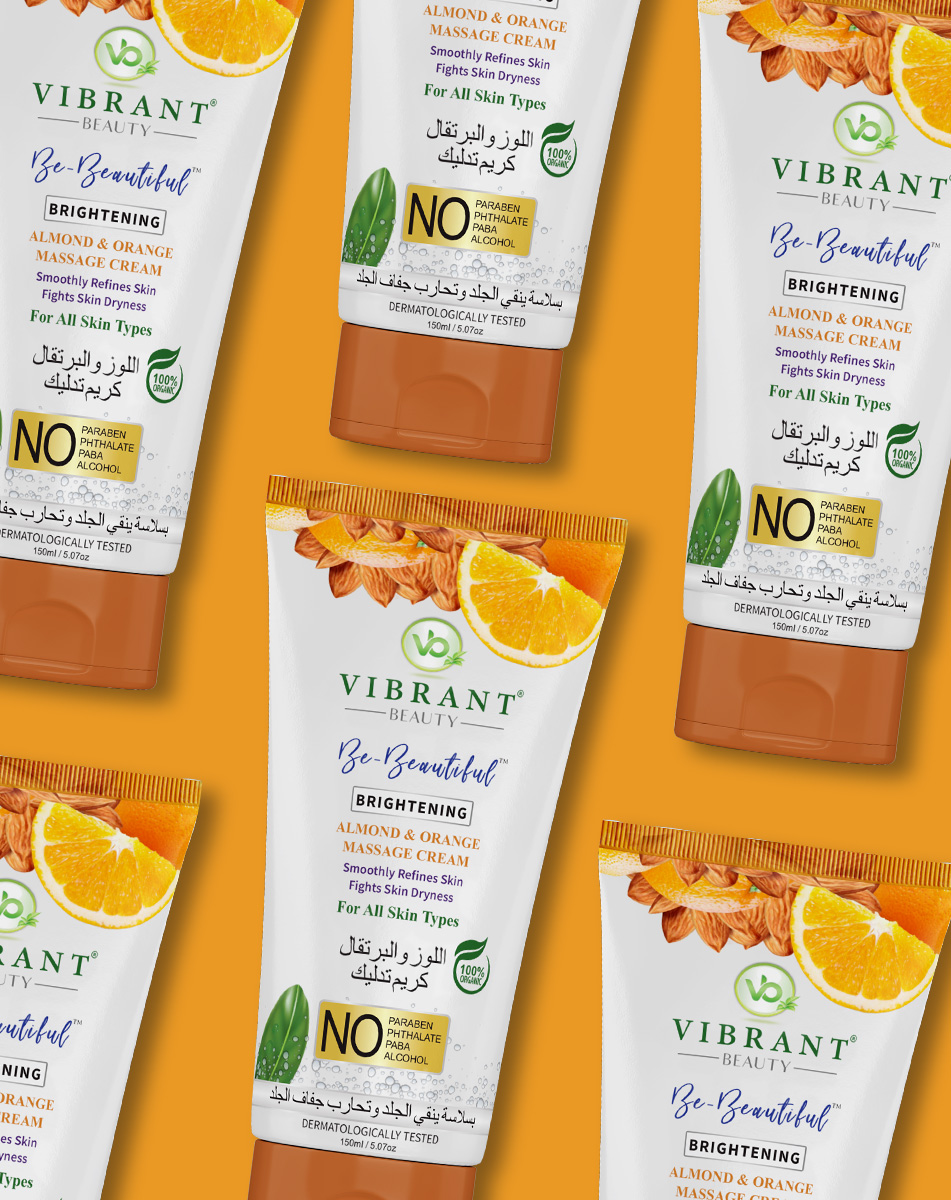 Almond And Orange Massage Cream Vibrant Beauty