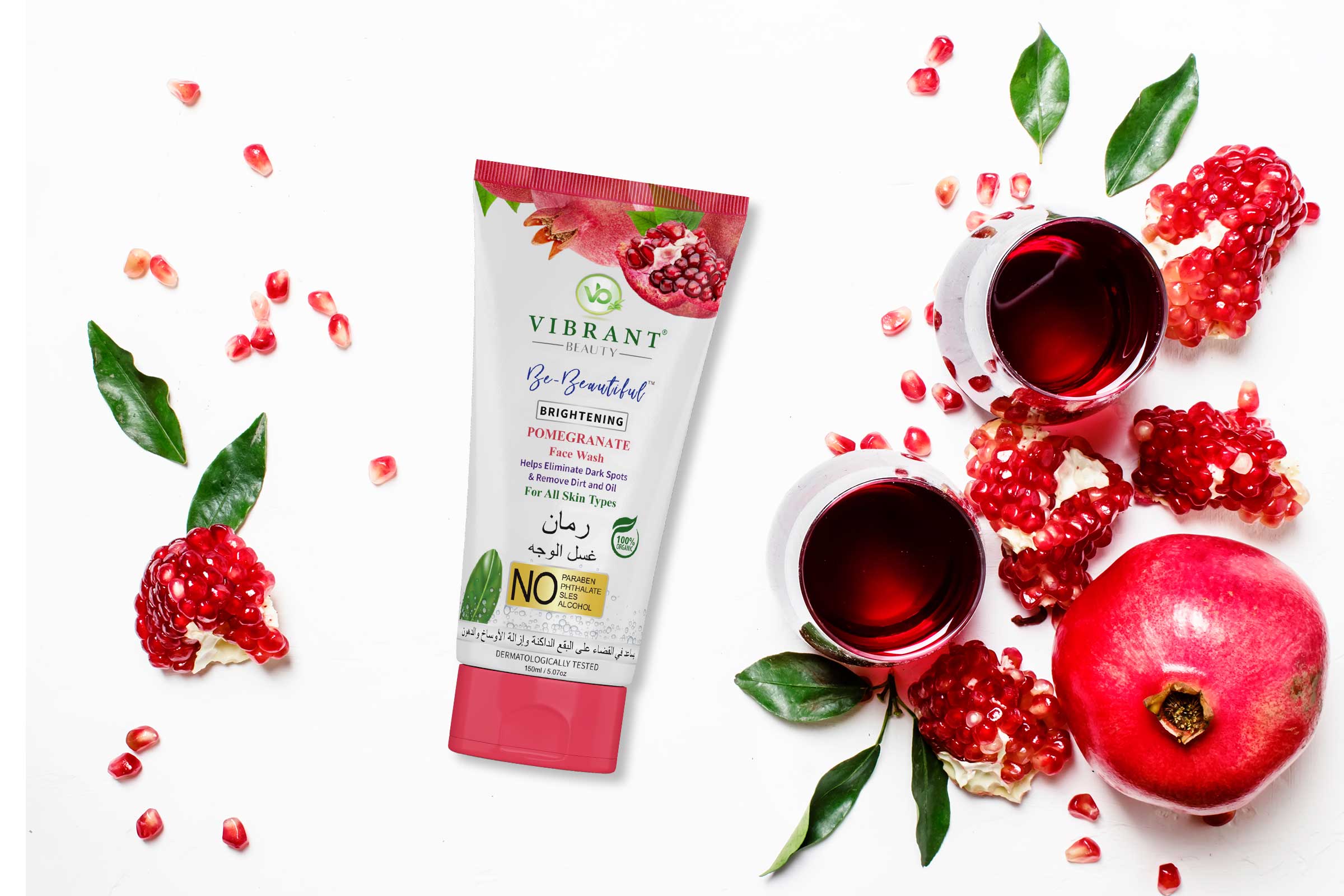 Vibrant's Pomegranate Face Wash - Vibrant Beauty