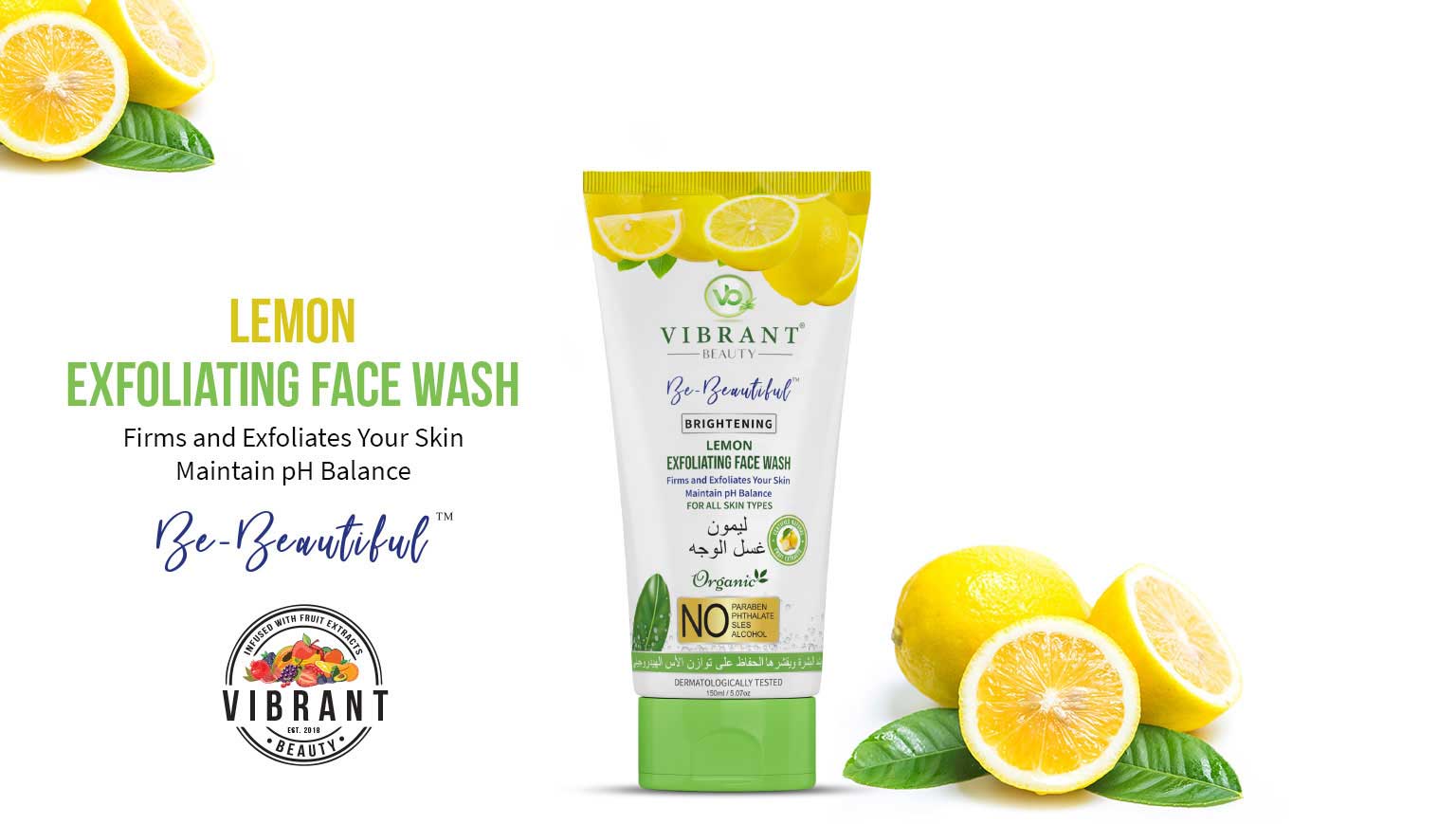 Lemon Face Wash Vibrant Beauty