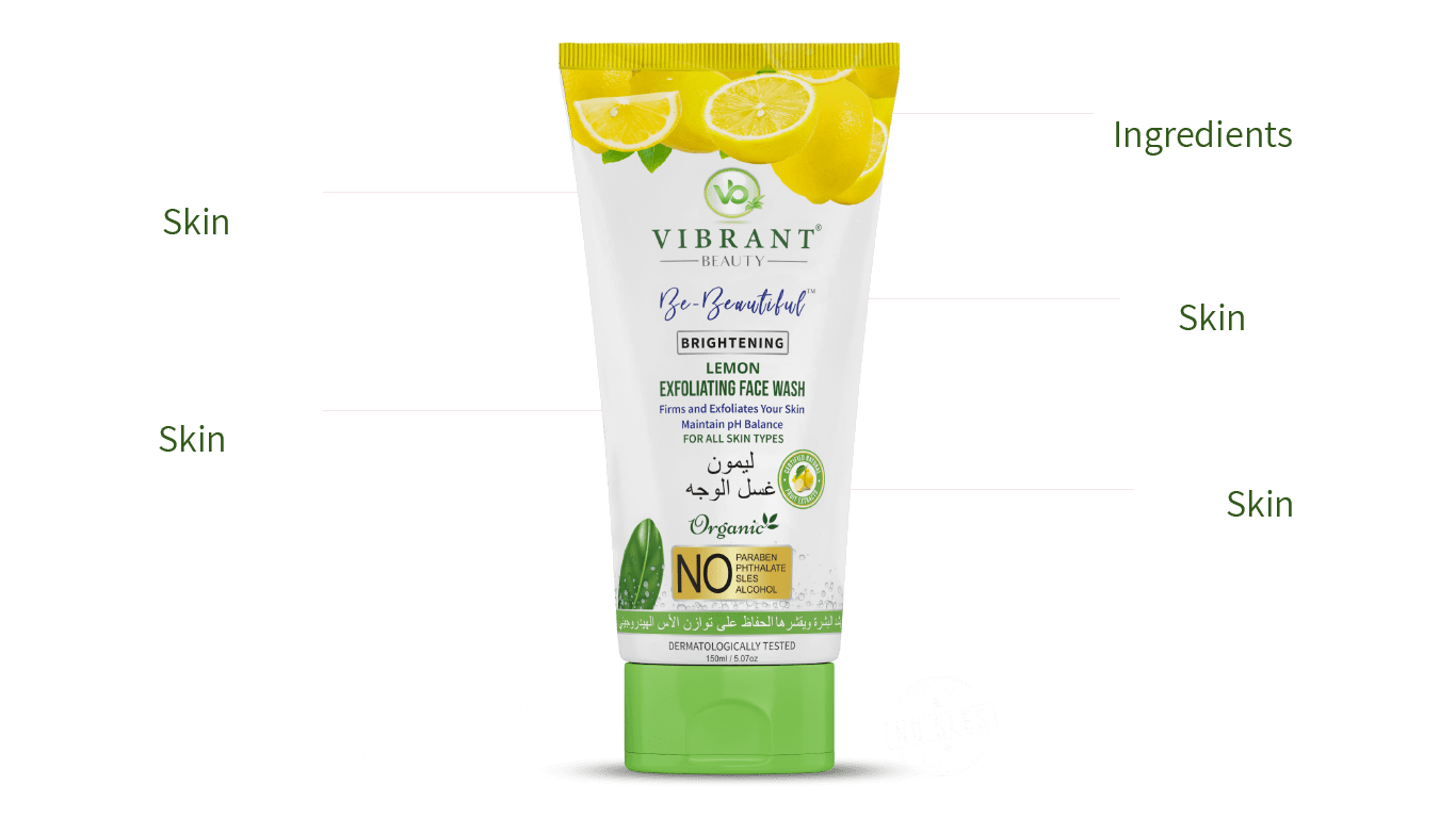 Lemon Face Wash Vibrant Beauty